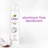 imageDove Aluminum Free Deodorant Spray for Women 3 Count Cucumber ampamp Green Tea 72 hour odor protection 4 ozCoconut  Pink Jasmine