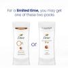 imageDove Aluminum Free Deodorant for Women 4 Count Pomegranate and Lemon Verbena 72 hour odor protection 26 ozFresh