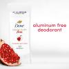 imageDove Aluminum Free Deodorant for Women 4 Count Pomegranate and Lemon Verbena 72 hour odor protection 26 ozPomegranate and Lemon Verbena