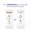 imageDove Aluminum Free Deodorant for Women 4 Count Pomegranate and Lemon Verbena 72 hour odor protection 26 ozShea Butter