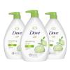 imageDove Body Wash 24 Count Refreshing Cucumber and Green Tea Refreshes Skin Cleanser That Effectively Washes Away Bacteria While Nourishing Your 3 ozCucumber and Green Tea