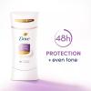 imageDove Even Tone Antiperspirant Deodorant for Uneven Skin Tone Restoring Powder Sweat Block for AllDay Fresh Feeling 26 oz 3 CountRosewood  Powder