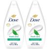 imageDove Body Wash 24 Count Refreshing Cucumber and Green Tea Refreshes Skin Cleanser That Effectively Washes Away Bacteria While Nourishing Your 3 ozGreen Tea