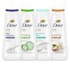 imageDove Body Wash Deep Moisture Sensitive Skin Cucumber and Green Tea and Shea Butter ampamp Vanilla Collection 4 Count Skin Cleanser with 24hr Renewing MicroMoisture 20 ozVariety