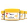 imageDove Exfoliating Body Polish Body Scrub Crushed Almond and Mango Butter 4 Count Exfoliating Scrub for Dry Skin Gently Exfoliates to Reveal Healthy Skin 105 ozCrushed Almond and Mango Butter