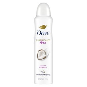 imageDove Aluminum Free Deodorant Spray for Women 3 Count Cucumber ampamp Green Tea 72 hour odor protection 4 ozJasmine