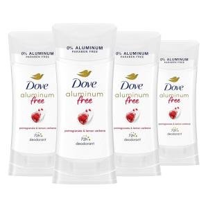 imageDove Aluminum Free Deodorant for Women 4 Count Pomegranate and Lemon Verbena 72 hour odor protection 26 ozLemon