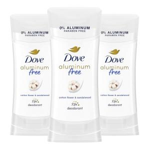 imageDove Aluminum Free Deodorant for Women 4 Count Pomegranate and Lemon Verbena 72 hour odor protection 26 ozSandalwood
