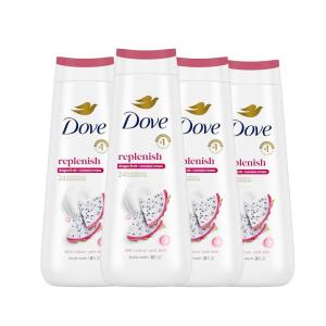imageDove Body Wash Deep Moisture Sensitive Skin Cucumber and Green Tea and Shea Butter ampamp Vanilla Collection 4 Count Skin Cleanser with 24hr Renewing MicroMoisture 20 ozDragon Fruit  Coconut