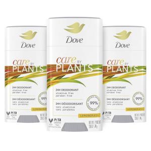 imageDove Care by Plants Deodorant Stick for longlasting deodorant protection Lemongrass aluminum free deodorant 26 oz 3 Count26 Ounce Pack of 3