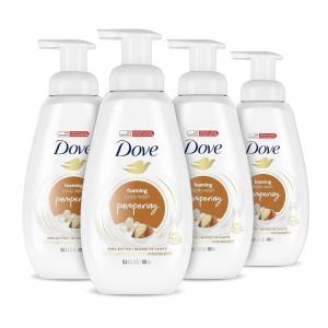 imageDove Instant Foaming Body Wash 4 Count for Softer and Smoother Skin Sensitive Skin Effectively Washes Away Bacteria While Nourishing Your Skin 135 ozShea Butter  Warm Vanilla