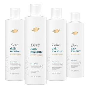 imageDove Nutritive Solutions Moisturizing Shampoo 4 Count for Dry Hair Daily Moisture with ProMoisture Complex for Manageable and Smooth Hair 12 oz12 Fl Oz Pack of 4