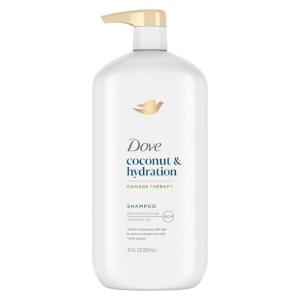 imageDove Shampoo Coconut ampamp Hydration Pack of 4 For Dry Hair Shampoo with Oil Blend of Coconut Jojoba ampamp Sweet Almond 31 oz