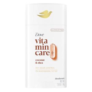imageDove VitaminCare Aluminum Free Deodorant Stick for 72H Odor Protection Lavender ampamp Chamomile Breathable Deodorant for Women 26 ozCoconut  Shea