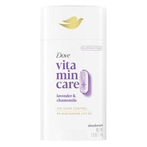 imageDove VitaminCare Aluminum Free Deodorant Stick for 72H Odor Protection Lavender ampamp Chamomile Breathable Deodorant for Women 26 ozLavender  Chamomile