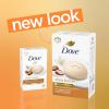 imageDove Beauty Bar Soap Shea Butter 4 Count for Nourished Radiant Skin Enriches Skin 375 oz