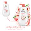 imageDove Body Wash with Pump Refresh Cucumber and Green Tea for 24hr LotionSoft Skin Moisturizing Skin Cleanser with No Sulfates No Parabens 306 ozWhite Peach