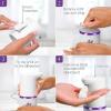 imageDove Nourishing Foaming Hand Wash Lavender ampamp Chamomile Touchless Battery Operated Dispenser Kit Moisturizing Foaming Hand Wash Refill 101 oz101 Fl Oz Pack of 1
