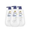 imageDove Body Wash with Pump 3 Count Deep Moisture for 24hr LotionSoft Skin Moisture Moisturizing Skin Cleanser with No Sulfates No Parabens