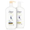 imageDove Nutritive Solutions Strengthening Shampoo and Conditioner with Pump Intensive Repair 2 Count for Damaged Hair Dry Hair Shampoo and Deep Conditioner Formulas with Keratin Actives 31 oz