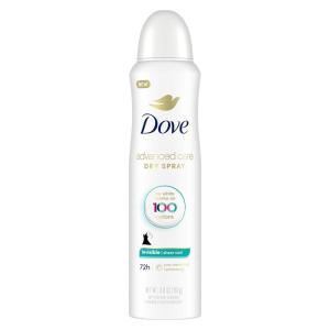 imageDove Advanced Care Invisible Dry Spray Antiperspirant Deodorant No White Marks on 100 Colors Sheer Fresh 48Hour Sweat and Odor Protecting Deodorant for Women 38 oz Pack of 1238 Ounce