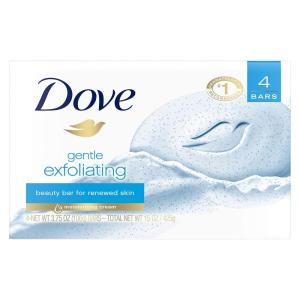 imageDove Beauty Bar More Moisturizing Than Bar Soap Gentle Exfoliating With Mild Cleanser For Softer And Smoother Skin 375 oz Pack of 144 Count Pack of 1