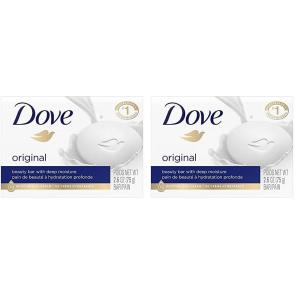 imageDove Beauty Bar Soap Original Pack of 36 for Soft Smooth Skin with 14 Moisturizing Cream 26 oz26 Ounce Pack of 2
