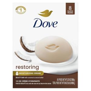 imageDove Beauty Bar Soap Shea Butter 8 CountCoconut  Cocoa Butter