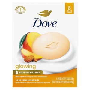 imageDove Beauty Bar Soap Shea Butter 8 CountMango  Almond Butters