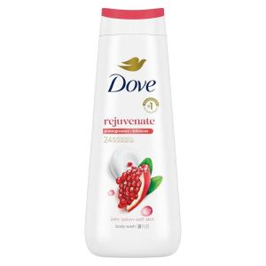 imageDove Body Wash for Softer Smoother Skin After Just One Use Rejuvenating Pomegranate and Hibiscus Tea Effectively Washes Away Bacteria While Nourishing Your Skin 22 Fl Ounce Pack of 4Pomegranate