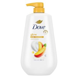 imageDove Body Wash with Pump Glow Mango ampamp Almond Butter For 24hr LotionSoft Skin Moisturizing Skin Cleanser with No Sulfates No Parabens 306 ozMango and Almond Butter