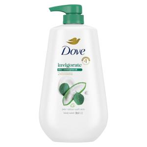 imageDove Body Wash with Pump Invigorate Aloe ampamp Eucalyptus For 24hr LotionSoft Skin Moisturizing Skin Cleanser with No Sulfates No Parabens 306 Oz