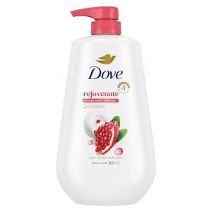 imageDove Body Wash with Pump Refresh Cucumber and Green Tea for 24hr LotionSoft Skin Moisturizing Skin Cleanser with No Sulfates No Parabens 306 ozPomegranate  Hibiscus