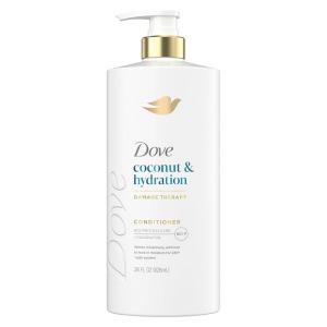 imageDove Conditioner Coconut ampamp Hydration for Dry Hair with BioProtein Care Technology and Coconut Oil 28 Fl Oz
