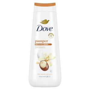 imageDove Purely Pampering Body Wash for Dry Skin Shea Butter with Warm Vanilla Effectively Washes Away Bacteria While Nourishing Your Skin 22 Fl Oz Pack of 4Shea Butter  Warm Vanilla
