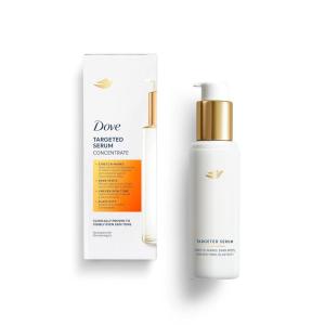imageDove Targeted Serum Multipurpose for Stretch Marks Dark Spots Uneven Skin Tone and Elasticitywith Tone Balance Complex Niacinamide Collagen Peptides and Natural Moisturizing Factors 32 oz