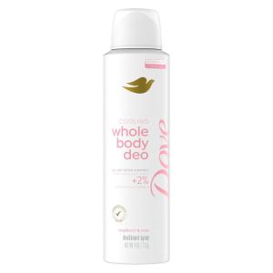 imageDove Whole Body Deodorant Cooling Spray Peach ampamp White Tea Aluminum Free 4ozRaspberry  Rose