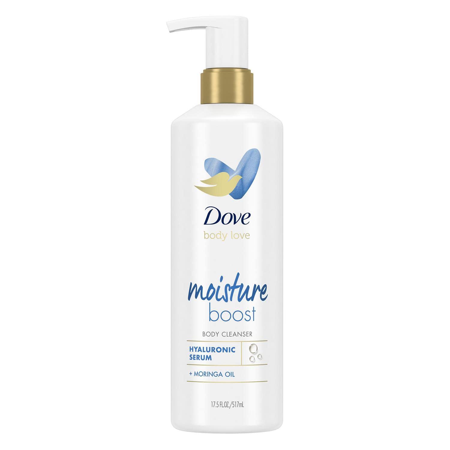 imageDove Body Love Body Cleanser Moisture Boost 3 Count For Dry Skin Body Wash with Hyaluronic Acid and Moringa Oil 175 fl ozUnscented