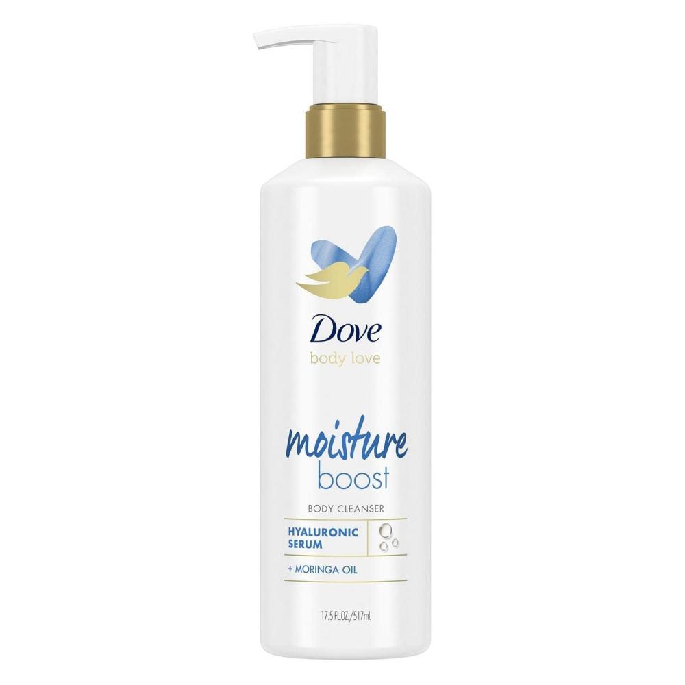 imageDove Body Love Body Cleanser Moisture Boost 3 Count For Dry Skin Body Wash with Hyaluronic Acid and Moringa Oil 175 fl ozUnscented