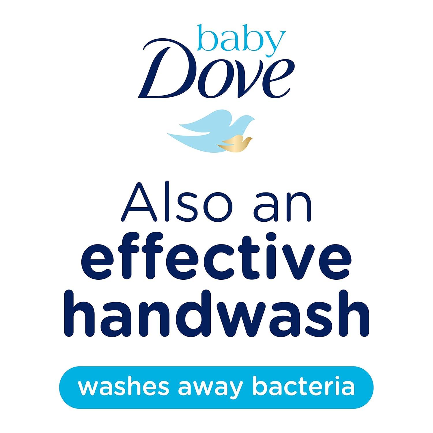 imageBaby Dove Sensitive Skin Care Baby Wash For Bath Time Moisture Fragrance Free and Hypoallergenic Washes Away Bacteria 20 ozFragrance Free