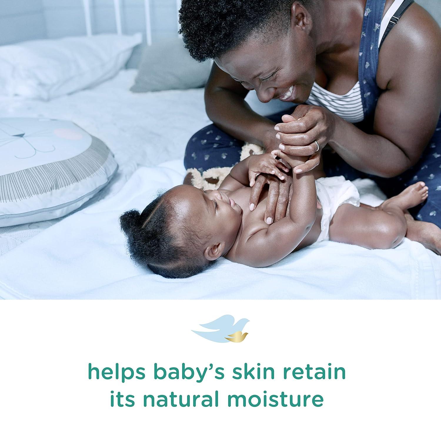 imageBaby Dove Sensitive Skin Care Baby Wash For Bath Time Moisture Fragrance Free and Hypoallergenic Washes Away Bacteria 20 ozSensitive Moisture