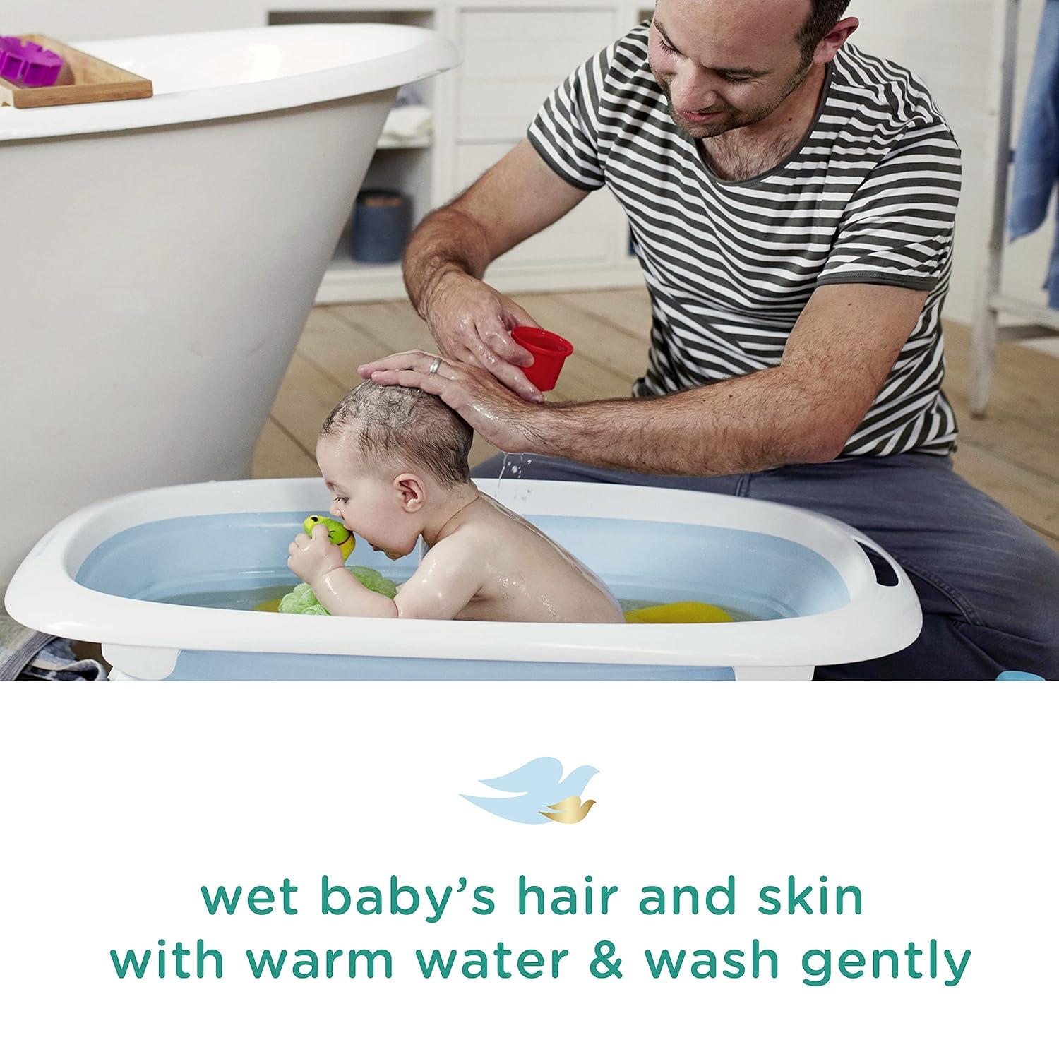 imageBaby Dove Sensitive Skin Care Baby Wash For Bath Time Moisture Fragrance Free and Hypoallergenic Washes Away Bacteria 20 ozSensitive Moisture
