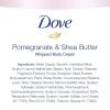 imageDove Whipped Body Cream Dry Skin Moisturizer Pomegranate and Shea Butter Nourishes Skin Deeply 10 oz 3 CountPomegranate and Shea Butter