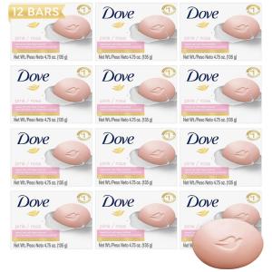 imageDove Soap Original Beauty Bar 3Pack  3in1 Moisturizing Face Body ampamp Hand Soap 475 Oz Ea47 Ounce Pack of 12