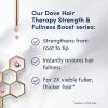 imageDove Hair Therapy Shampoo Strengthening Treatment for Thin Fine Hair Strength and Fullness Boost Sulfate Free Shampoo for 2X Visibly Fuller Thicker Hair 338 oz