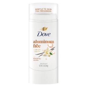 imageDove Deodorant Stick Sparkling Vanilla for 72 Hour Odor Protection Aluminum Free 24 oz