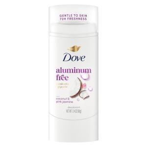 imageDove Deodorant Stick for 72 Hour Odor Protection Coconut ampamp Pink Jasmine Aluminum Free 24 oz