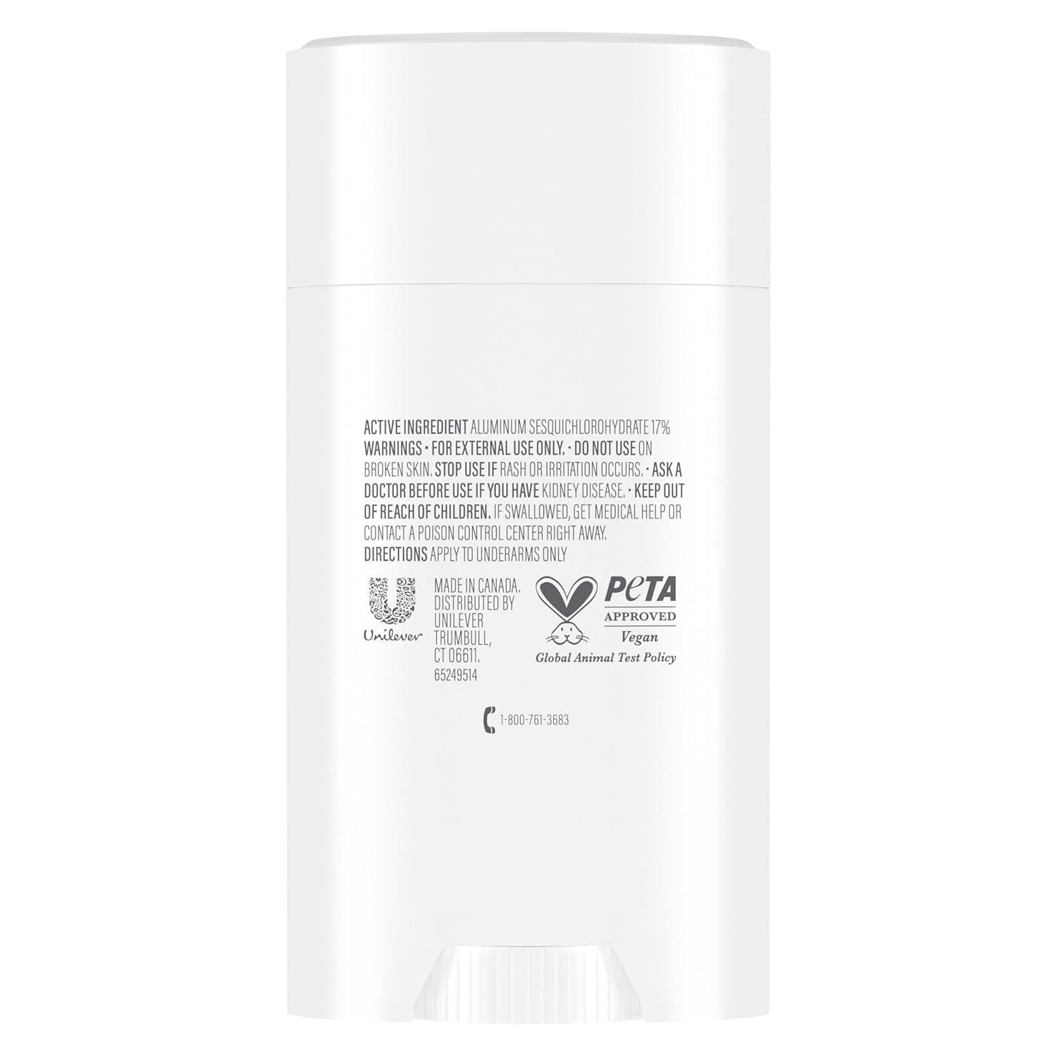 imageDove Clinical  Care Antiperspirant Deodorant Invisible Solid Stick for Women Clean Soft for Sensitive Skin Hypoallergenic 26 oz