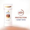 imageDove Antiperspirant Deodorant Stick Even Tone Shea Butter amp Vanilla Pack of 3 for 48h Odor and Sweat Protection amp Skin Restoration with Niacinamide amp Visible Results in 3 Weeks 26 oz