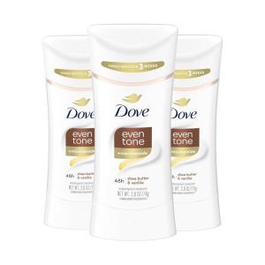imageDove Antiperspirant Deodorant Stick Even Tone Shea Butter amp Vanilla Pack of 3 for 48h Odor and Sweat Protection amp Skin Restoration with Niacinamide amp Visible Results in 3 Weeks 26 oz
